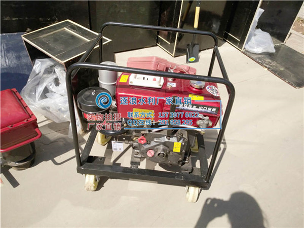 防汛打桩机设备的柴油机动力源启动方式