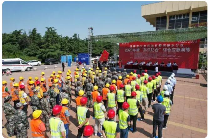 济南重点雨污管网改造项目开展防汛演练
